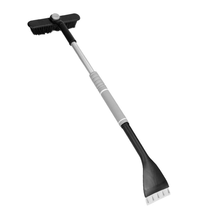 2 In 1 Ice Scraper Extendable Car Snow Brush Telescopic Snow Removal Tool Automobile Snow Shovel Frost Removal with 360 Image 8