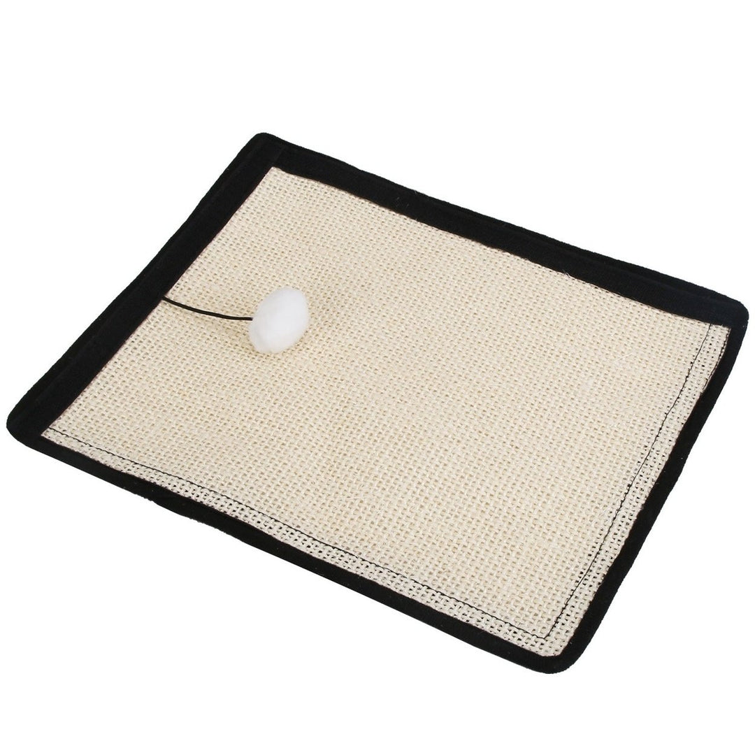 14.96x11.42in Cat Scratching Pad Small Cat Scratcher Natural Sisal Scratching Mat for Cat Image 9