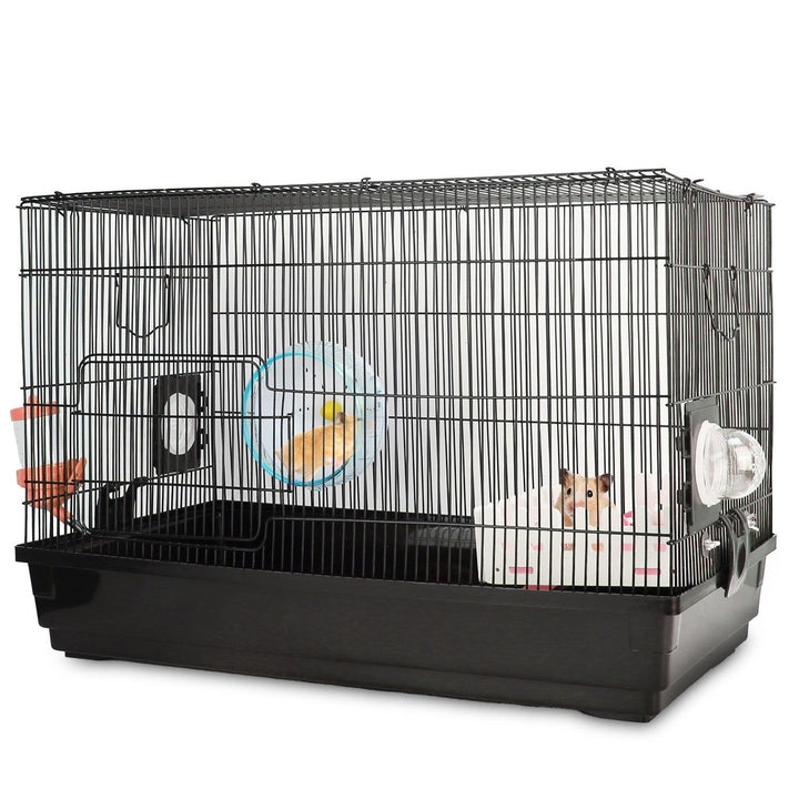 2-Tier Hamster Cage Small Animal Critter House Habitat Cage Hamster Playpen Image 1