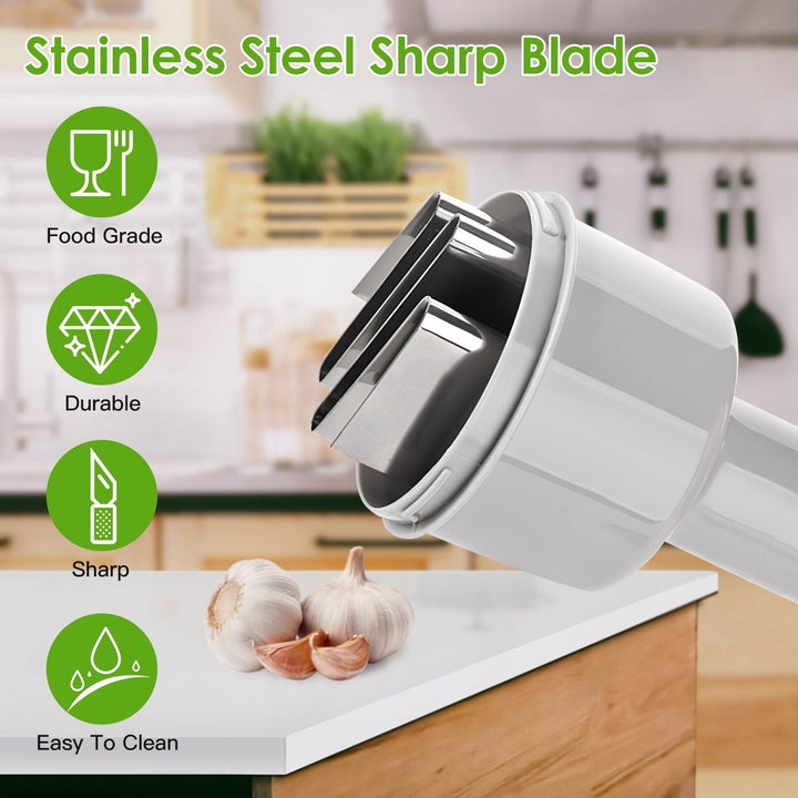 Manual Food Chopper Vegetable Chopper Dicer Garlic Mincer Onion Cutter Salad Press Chopper Hand Nut Chopper Image 3