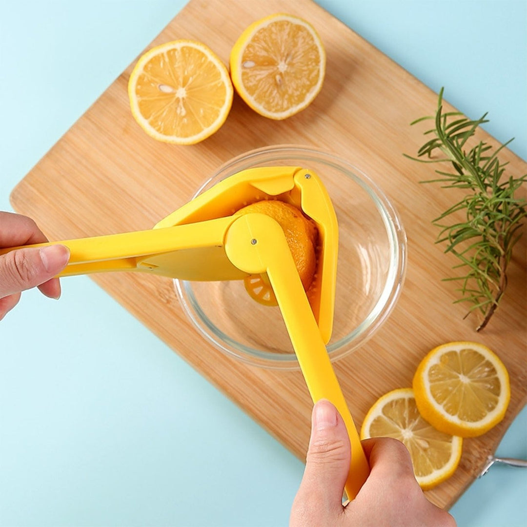 Manual Lemon Squeezer Fold Flat Design Effortless Hand Lemon Juicer Squeezer Manual Citrus Juicer with Sideways Pivot Image 10