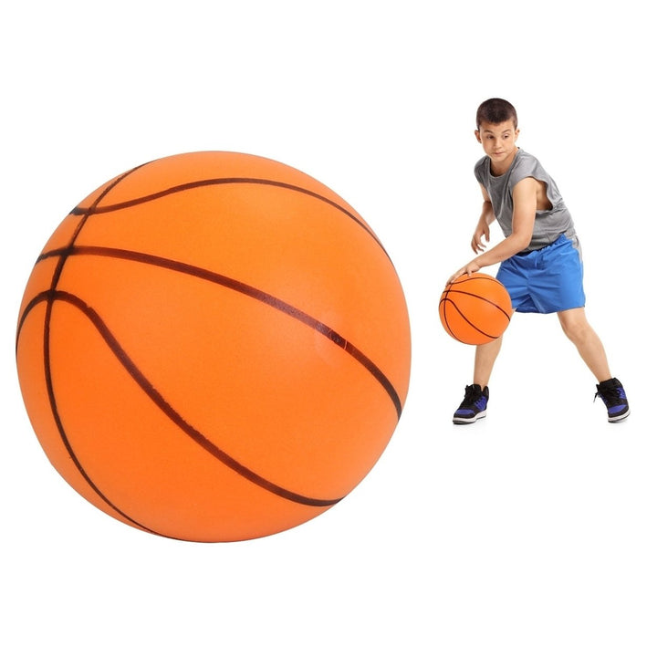 Silent Basketball Foam Bouncing Silent Basketball Uncoated High Density Foam Ball Indoor Low Noise Training Ball Image 9