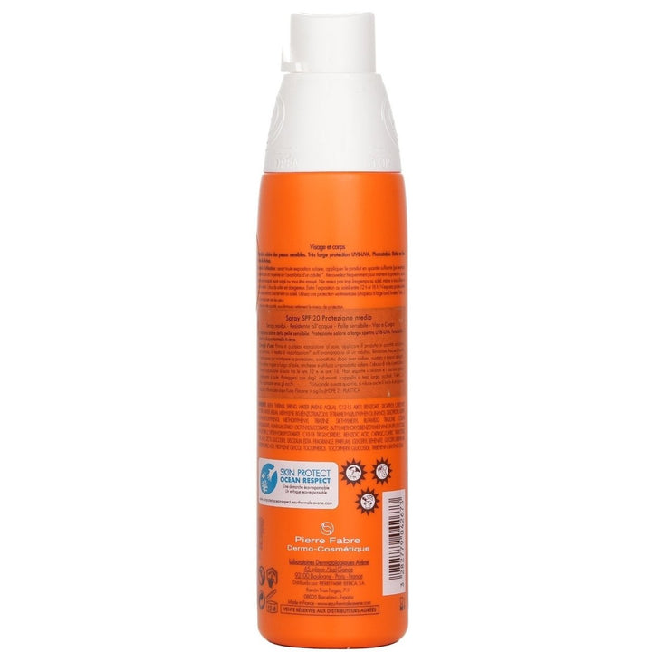 Avene Moderate Protection Spray SPF 20 200ml Image 3