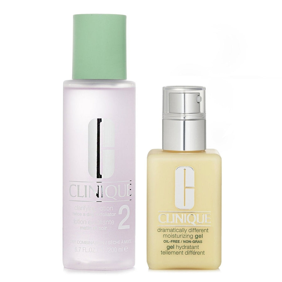 Clinique Dramatically Different Set 2: Moisturising Gel and Clarifying Lotion 2 - Combination Oily to Oily 2pcs Image 1