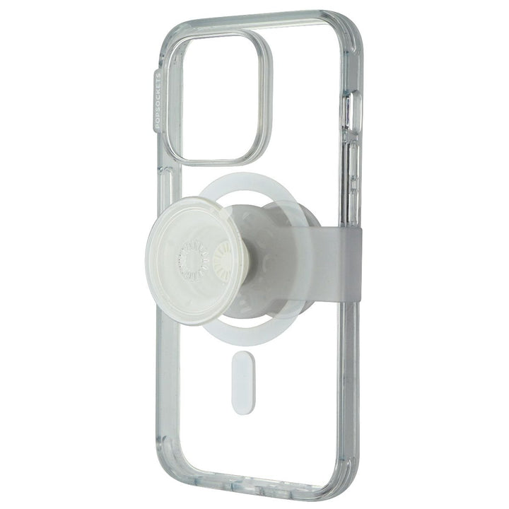 PopSockets Hardshell Case for Magsafe for Apple iPhone 14 Pro - Clear Image 1