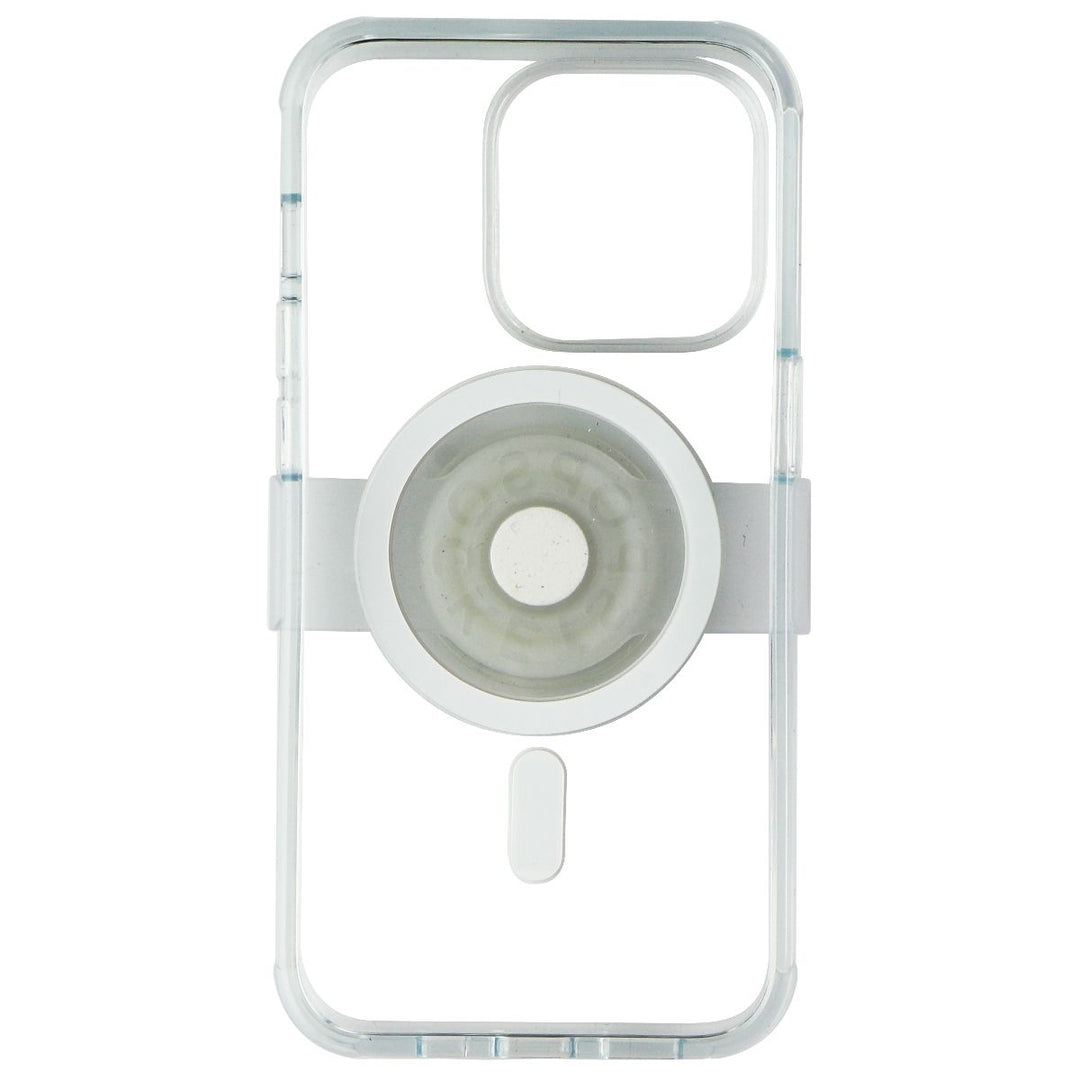 PopSockets Hardshell Case for Magsafe for Apple iPhone 14 Pro - Clear Image 3