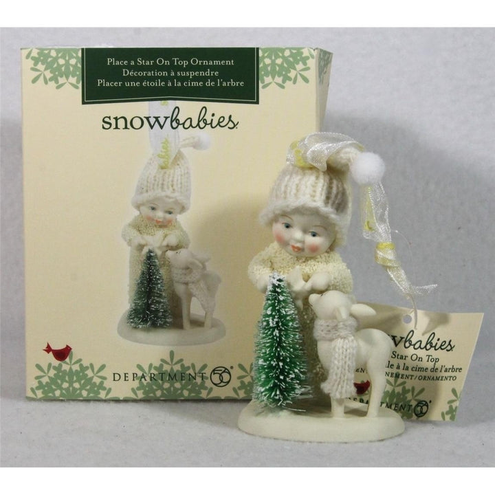 Snowbabies Dept 56 Place A Star On Top 2024 Ornament 6014162 in Box! Image 4