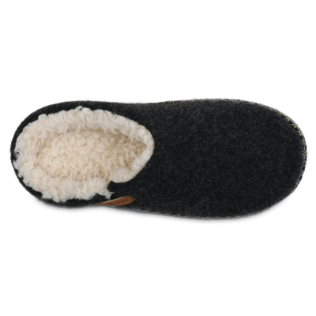 Gaahuu womens faux wool faux shearling lined memory foam clog slipper Image 4