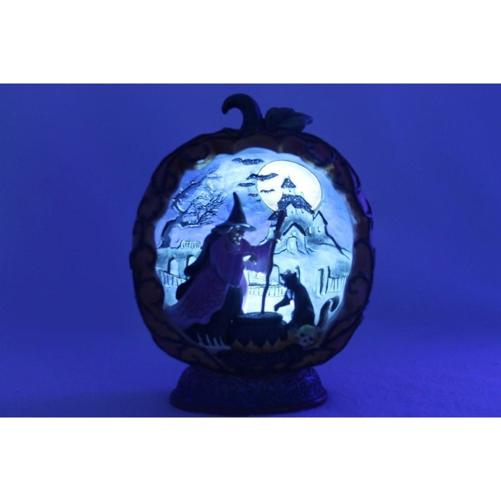 Jim Shore Come In For A Spell Halloween Diorama Light Up 2024 Fig 6014484 NIB Image 3