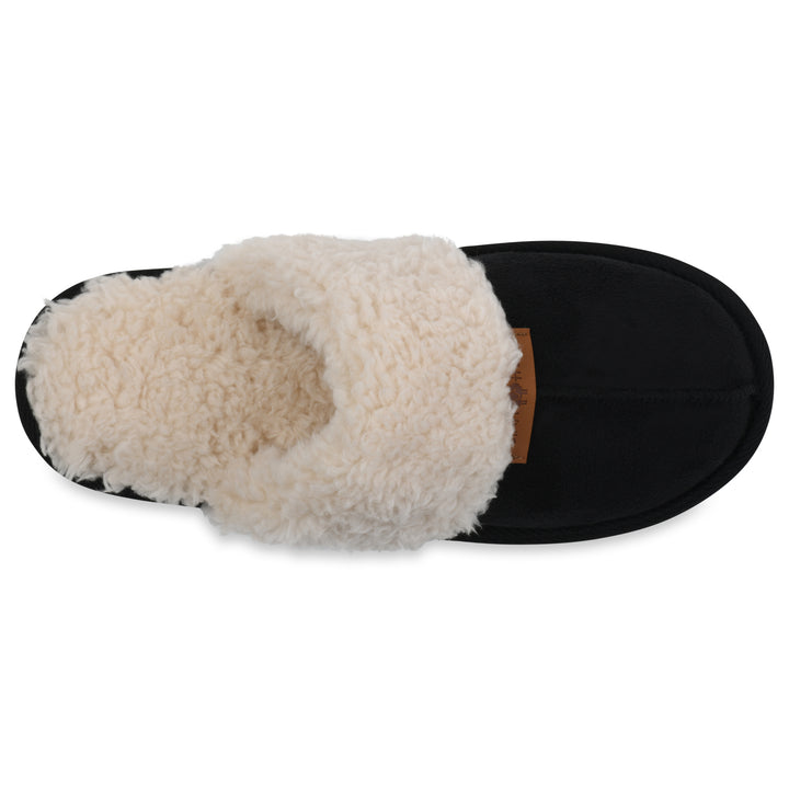 Gaahuu Womens Faux Suede Shearling Memory Foam Scuff Slipper Size 5-10 Image 3