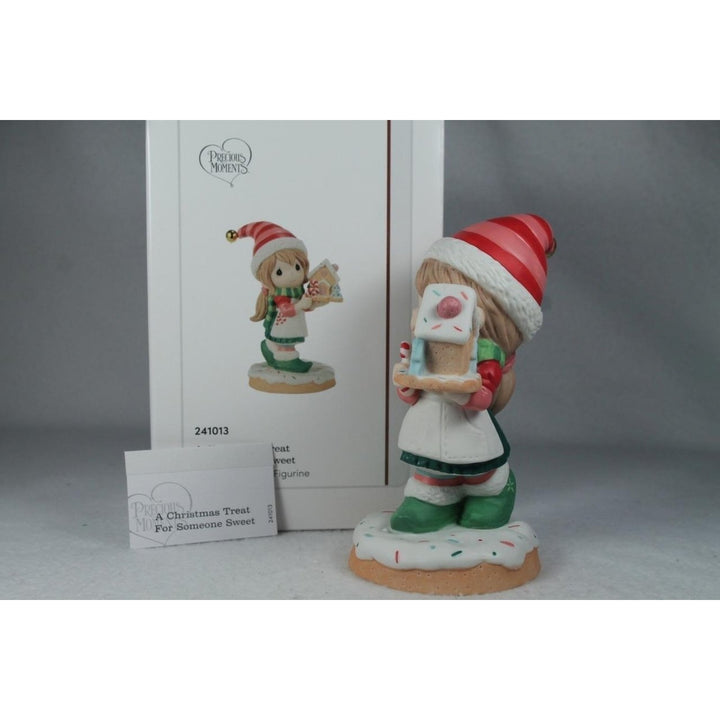 Precious Moments-A Christmas Treat For.... 2024 Annual Elf Fig 241013-NIB Image 4