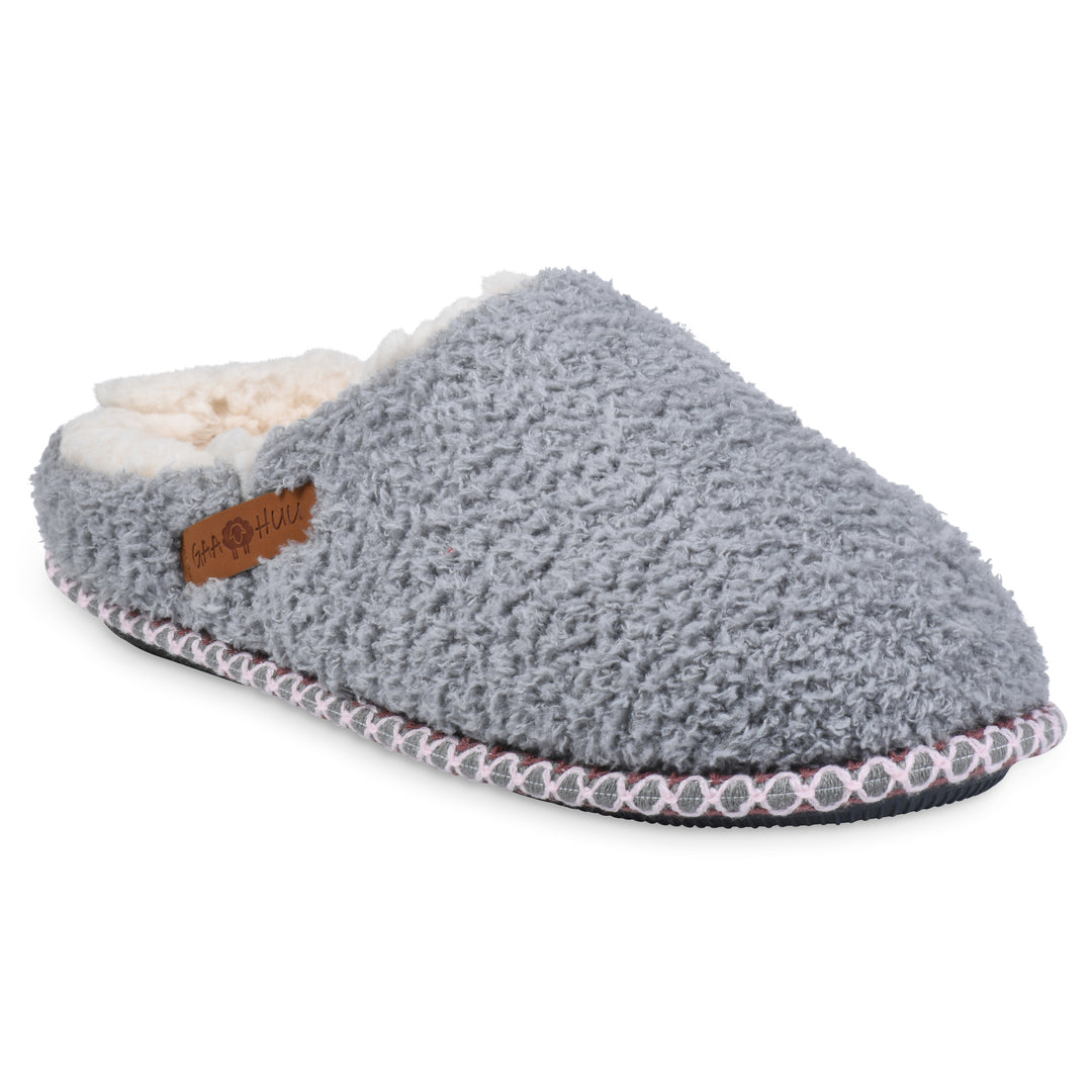 Gaahuu Womens Cozee Fleece Faux Shearling Memory Foam Clog Slipper 5-10 Image 2