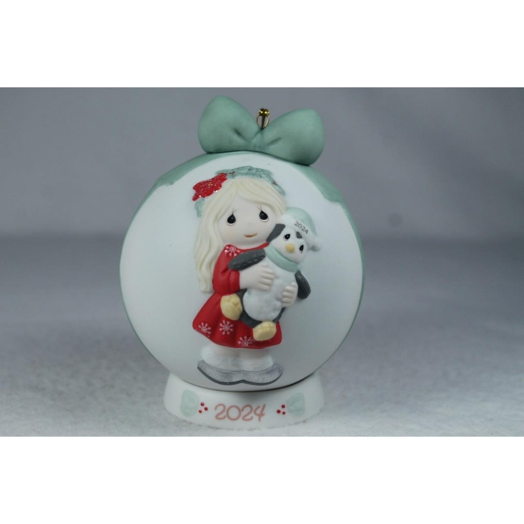 Precious Moments Have Yourself A Merry Little Christmas-2024 Ball Orn. 241003 Image 1