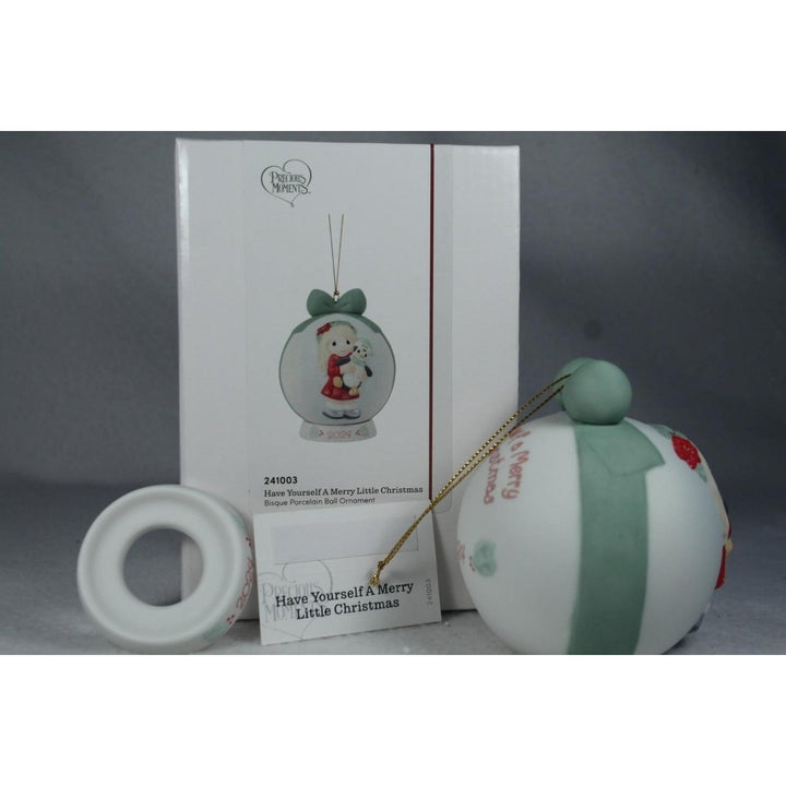 Precious Moments Have Yourself A Merry Little Christmas-2024 Ball Orn. 241003 Image 4