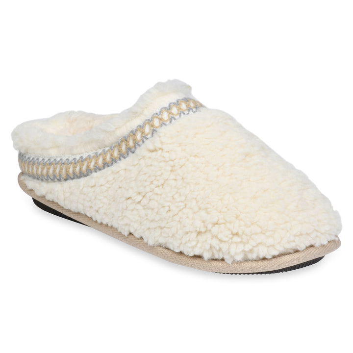 Gaahuu Womens Faux Shearling Memory Foam Clog Slipper Berber Lined Sizes 5-10 Image 3