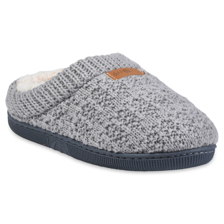 Gaahuu Womens Knit Slipper Clog Faux Shearling Memory Foam TPR Outsole Size 5-10 Image 1