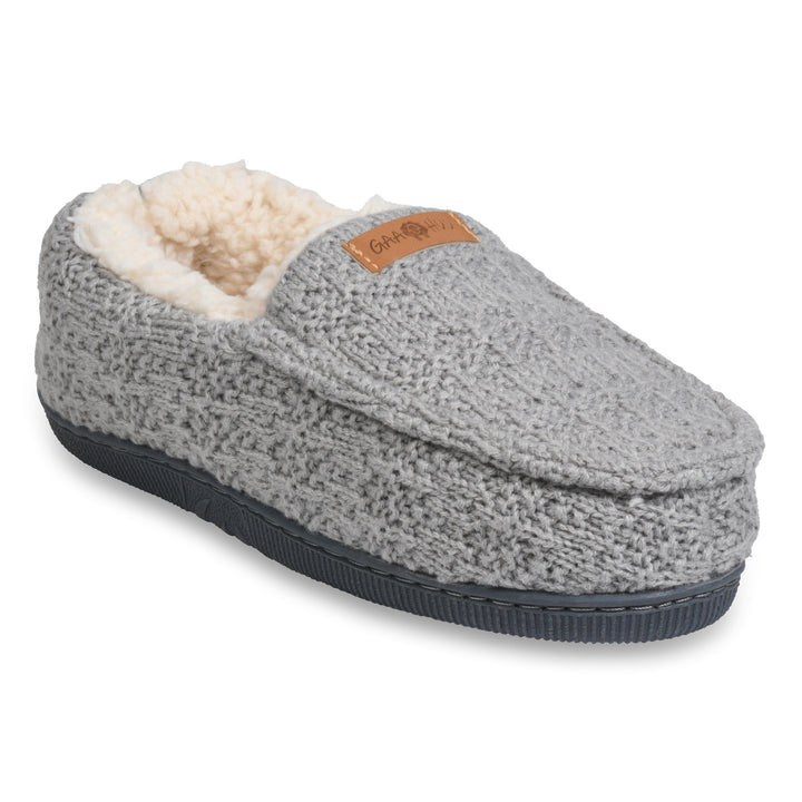 Gaahuu Womens Faux Shearling Lined Memory Foam Slipper Knit Size 5-10 Image 2