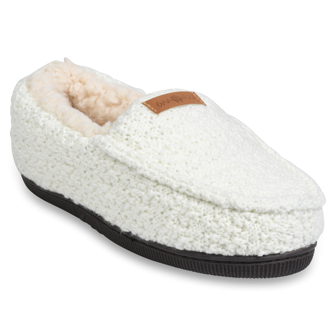 Gaahuu Womens Faux Shearling Lined Memory Foam Slipper Knit Size 5-10 Image 3