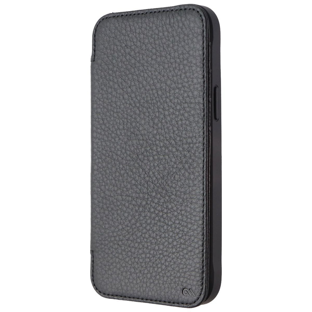 Case-Mate Wallet Folio Leather Case for MagSafe for iPhone 14 Plus - Black Image 2