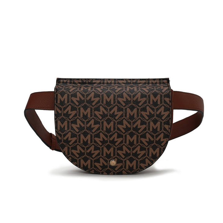 MKFCollection Daksha Signature Belt Waist Bag - Vegan Leather Designer Handbag Image 7