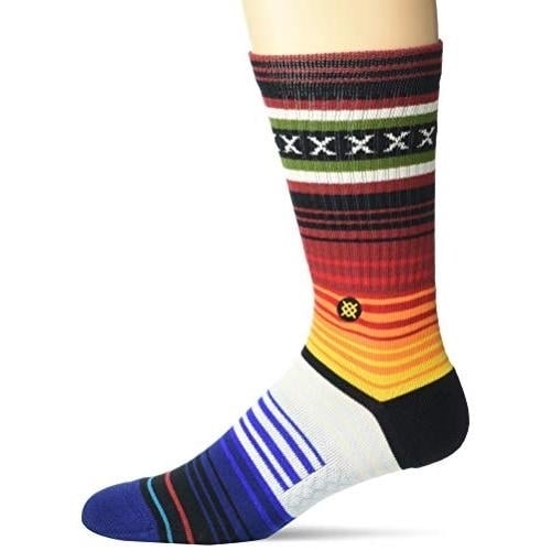 Stance Curren St Crew Socks Red One Size Unisex Daily Wear Comfortable Sox Image 4