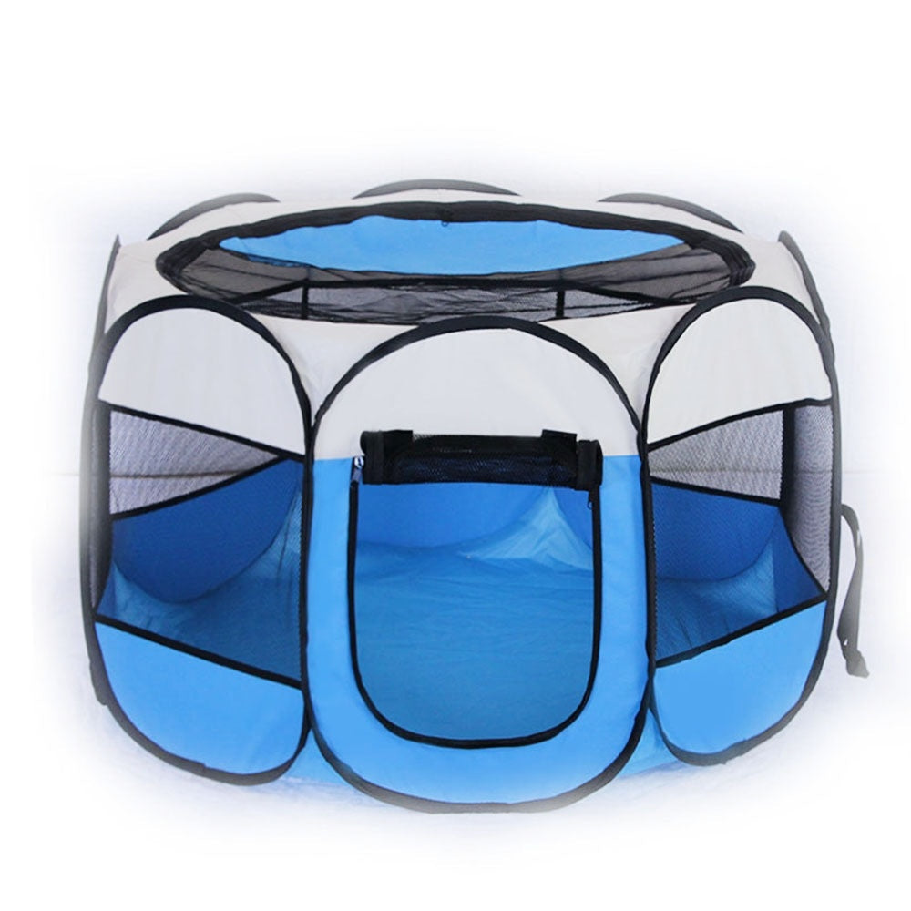 Large Portable Foldable Pet Playpen Kennel House Playground for Puppy Cat Kittens Bunny Chicks Indoor Outdoor Travel Image 3