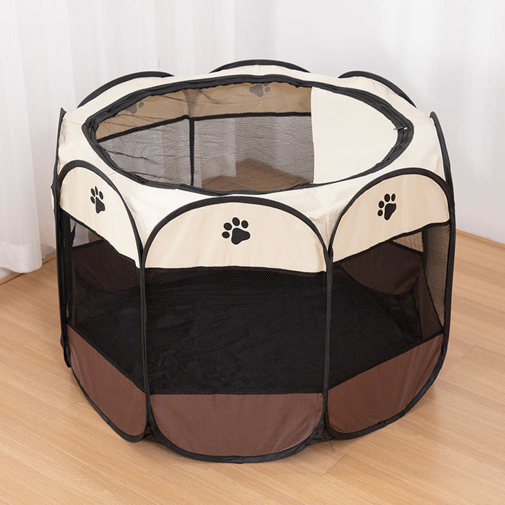 Large Portable Foldable Pet Playpen Kennel House Playground for Puppy Cat Kittens Bunny Chicks Indoor Outdoor Travel Image 12