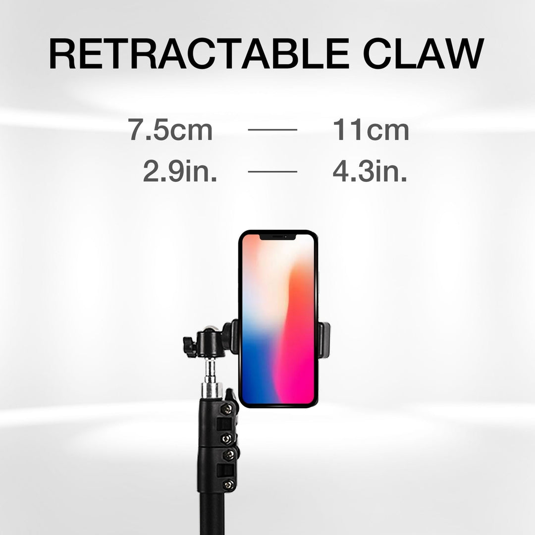 78in Phone Tripod Stand Extendable and Lightweight Frosted Tripod Stand Cell Phone Mount Holder Wireless Remote for Image 4