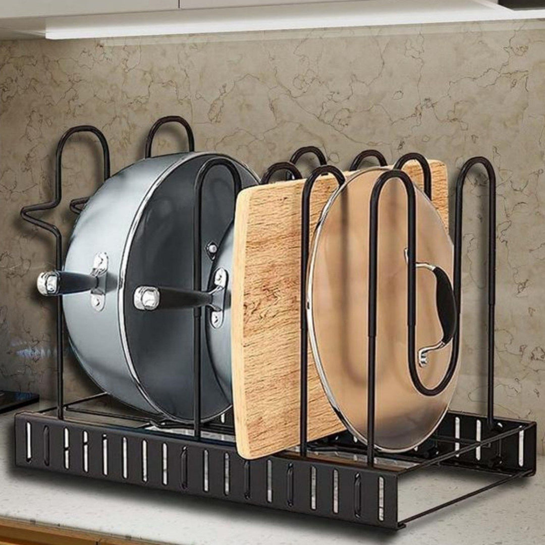 8-layer Pot Holder Lid Holder and Pot Holder Multiple DIY Methods 8-layer Pot Holder Adjustable Kitchen Organization and Image 11