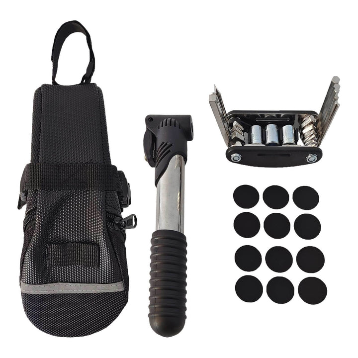 Bike Tools Bike Tire Tool Kit with Mini Pump Bike Repair Tool kit Bicycle Maintenance Tool Set for Mountain Bike Road Image 1