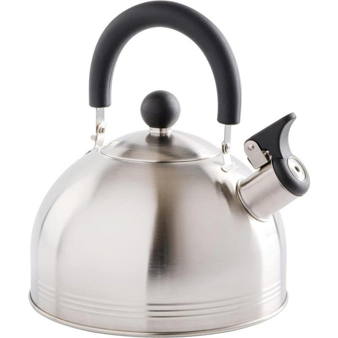 2.1 Qt Stainless Steel Kettle with Whistling Feature Insulated Handle for Safe Handling Perfect for Camping Kitchens and Image 6