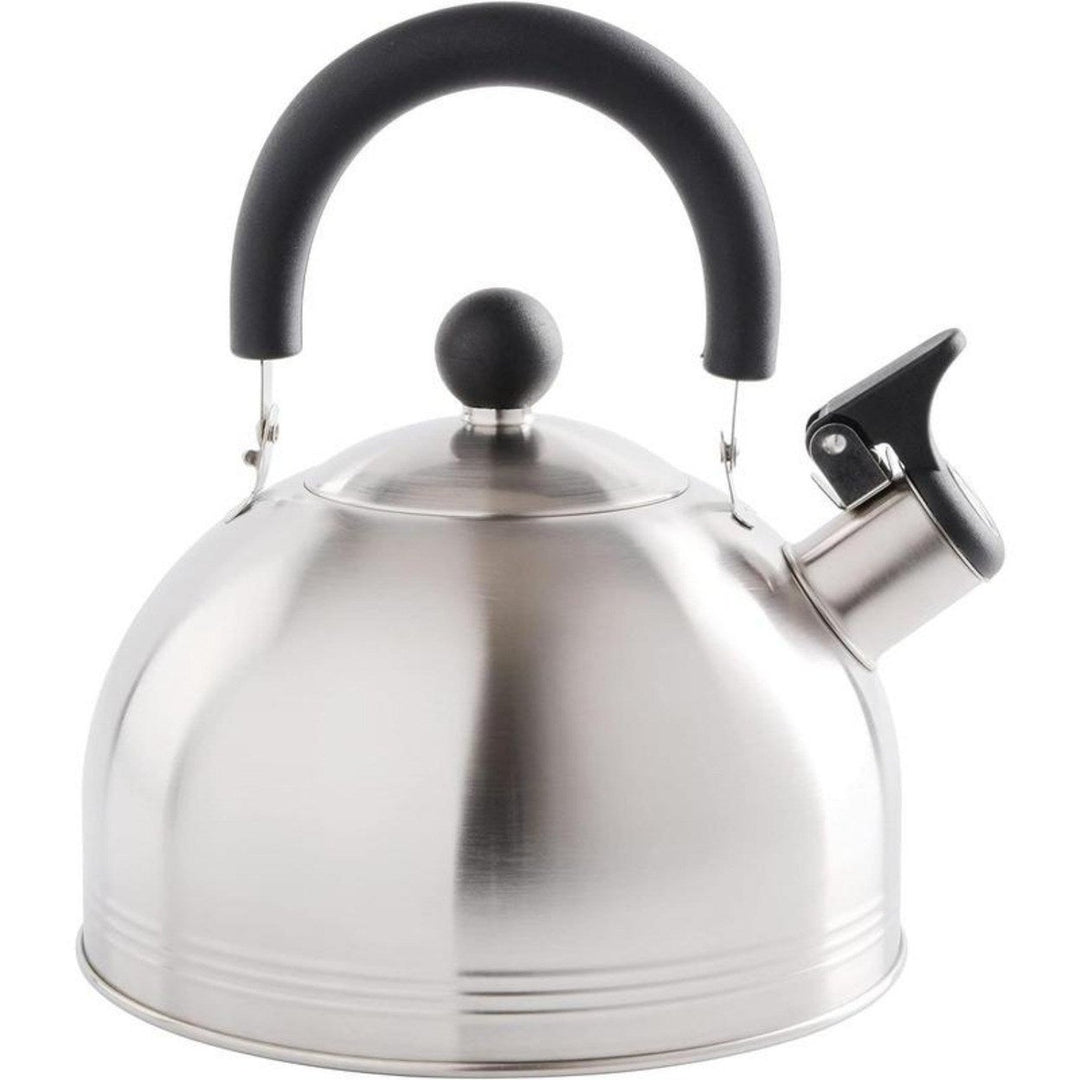 2.1 Qt Stainless Steel Kettle with Whistling Feature Insulated Handle for Safe Handling Perfect for Camping Kitchens and Image 8