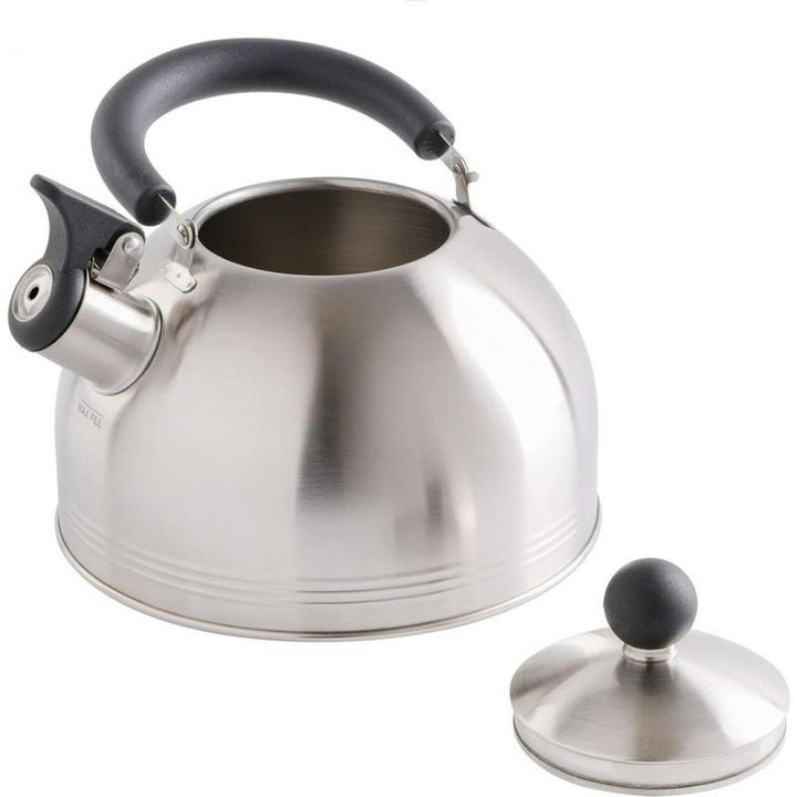 2.1 Qt Stainless Steel Kettle with Whistling Feature Insulated Handle for Safe Handling Perfect for Camping Kitchens and Image 9