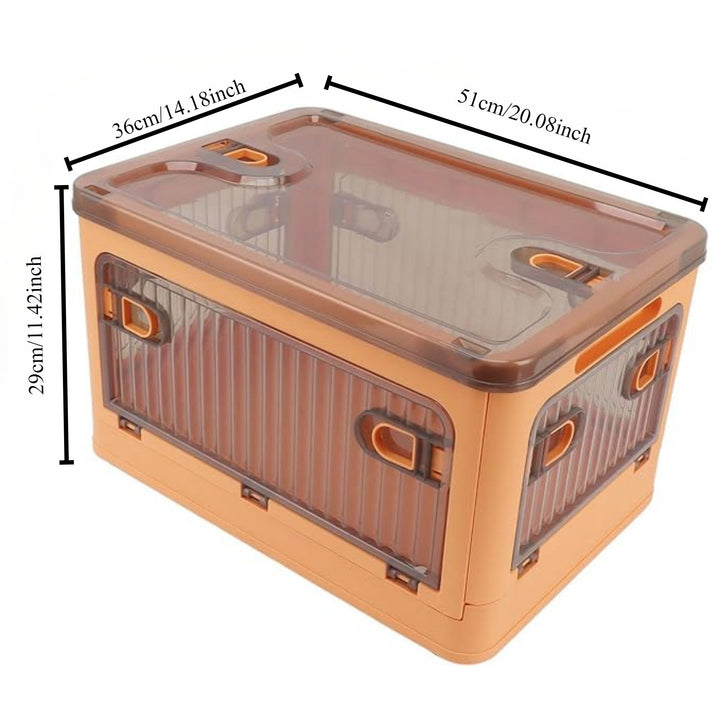 20.0814.1711.42in[Multi-purpose Transparent Folding Box] 1 Thing Has Multiple Uses Easily Store Clothes Books and More Image 4