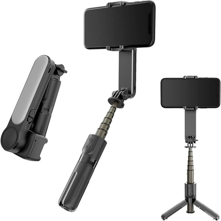 Handheld Stabilizer Bluetooth Selfie Stick Beauty Fill-in Light Anti-Shake VLOG Single-Axis Mini Stabilizer Image 2