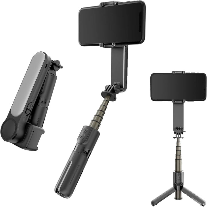 Handheld Stabilizer Bluetooth Selfie Stick Beauty Fill-in Light Anti-Shake VLOG Single-Axis Mini Stabilizer Image 4