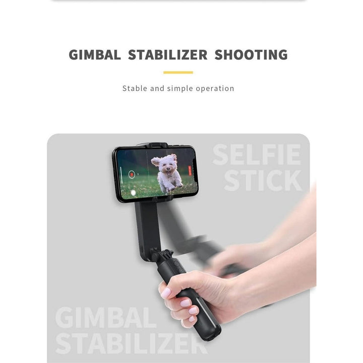 Handheld Stabilizer Bluetooth Selfie Stick Beauty Fill-in Light Anti-Shake VLOG Single-Axis Mini Stabilizer Image 8