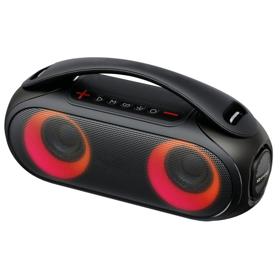 IQ Sound Portable Water-Resistant BT Speaker with RGB Light Panel Image 1