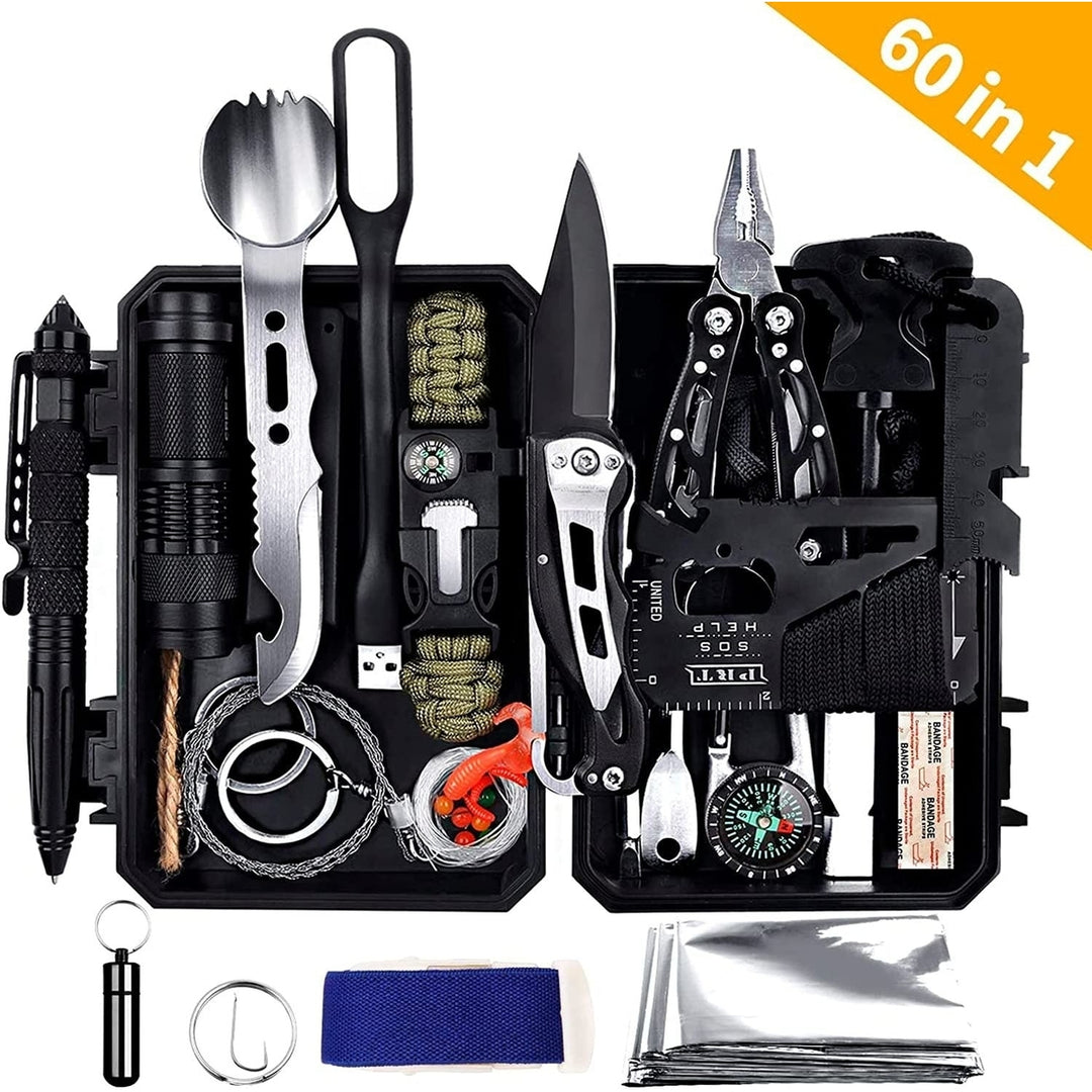 Emergency Survival Gear Kits 60 in 1 Image 2