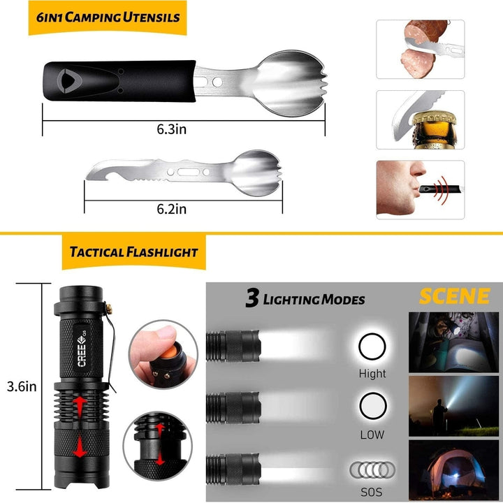 Emergency Survival Gear Kits 60 in 1 Image 4