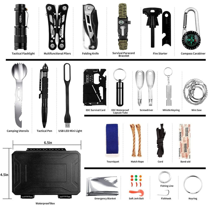 Emergency Survival Gear Kits 60 in 1 Image 6