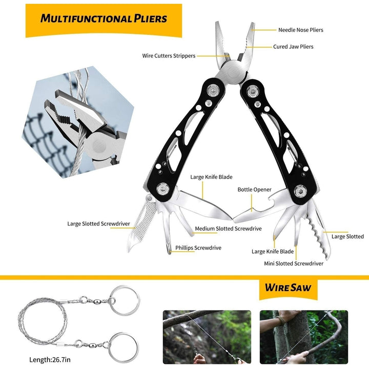 Emergency Survival Gear Kits 60 in 1 Image 8