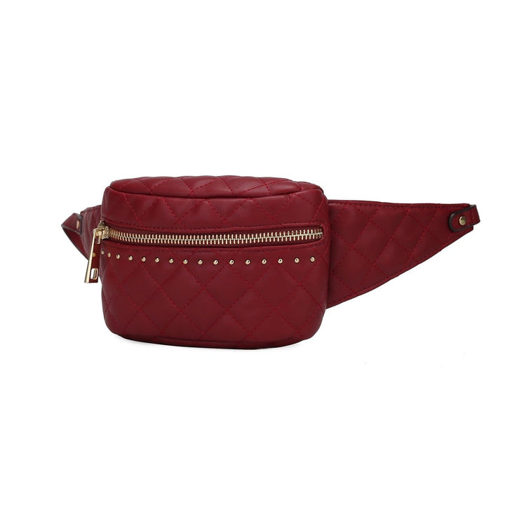 MKFCollection Camilla Belt Bag - Vegan Leather Designer Handbag Image 4