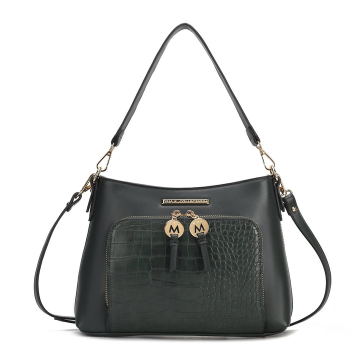 MKFCollection Anayra Shoulder Bag - Vegan Leather Designer Handbag Image 4