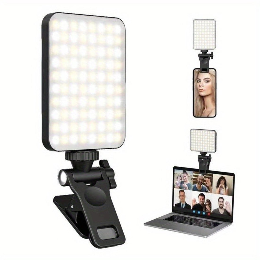 Selfie Light USB-Rechargeable LED Phone Light Portable Photo Light with 97+ CRI Up to 6500K Color Temperature Phone Image 1