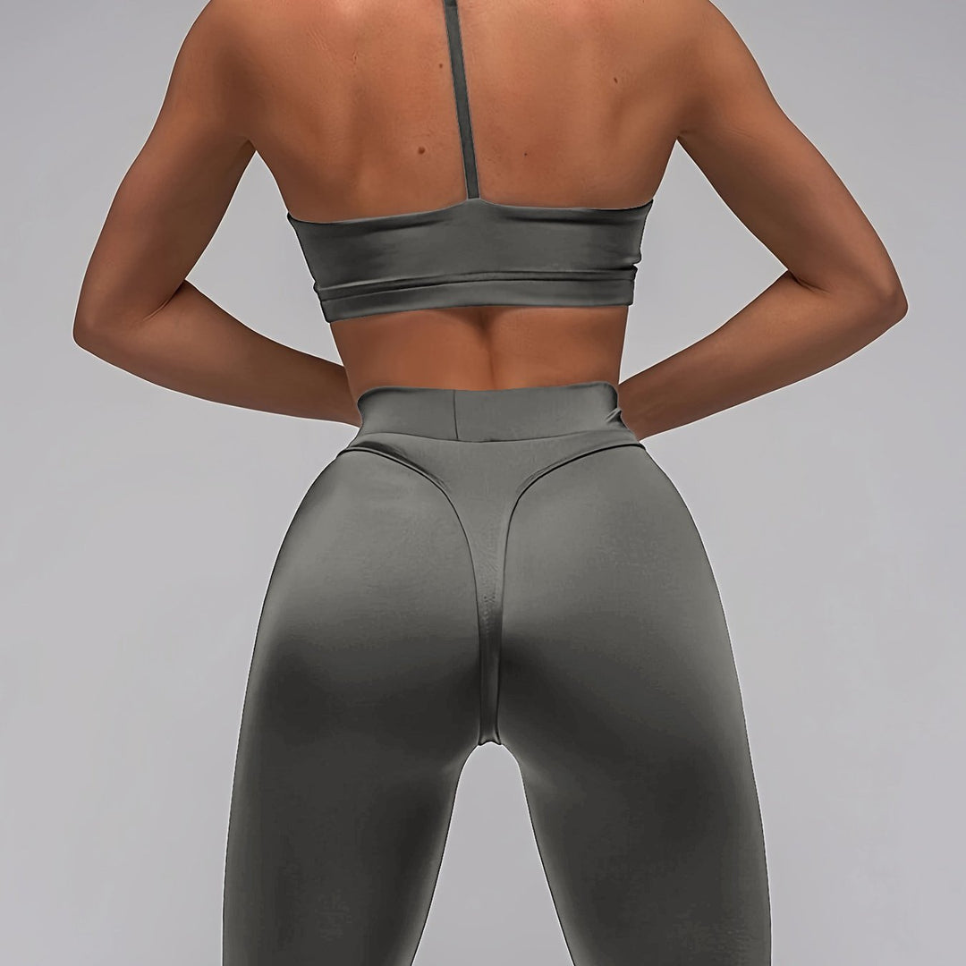 2024 Black High Waist Scrunch Butt Yoga Leggings Plus Size Thick Workout Tights Image 7