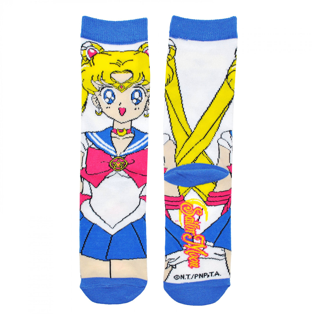 Sailor Moon Usagi Character Crew Sock Image 1