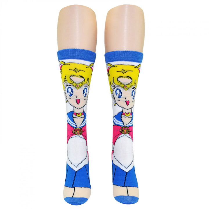 Sailor Moon Usagi Character Crew Sock Image 2