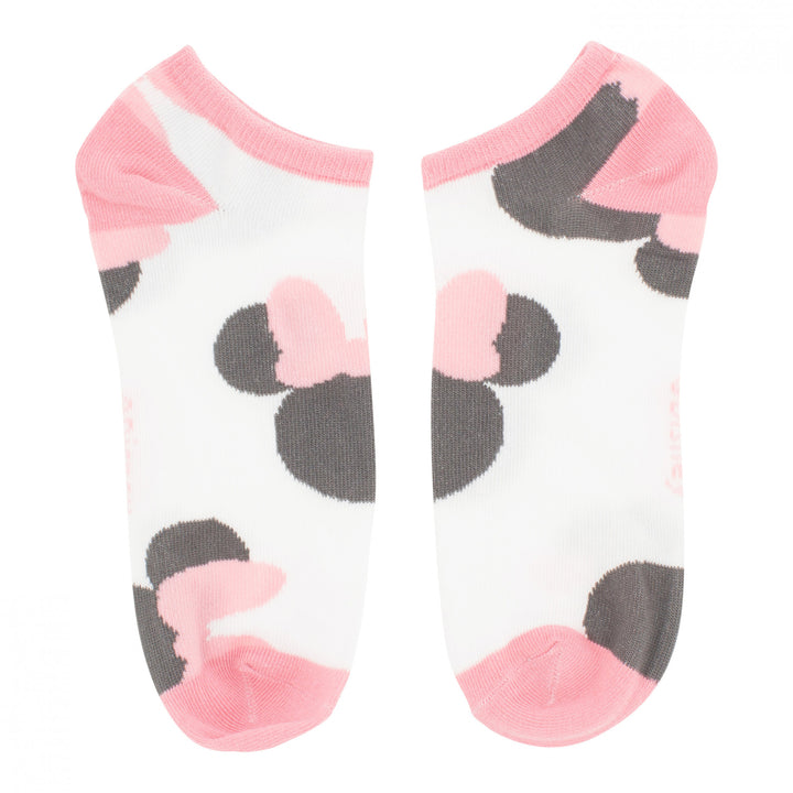 Minnie Mouse Pastel Icons Womens Ankle Socks 6-Pair Pack Image 3