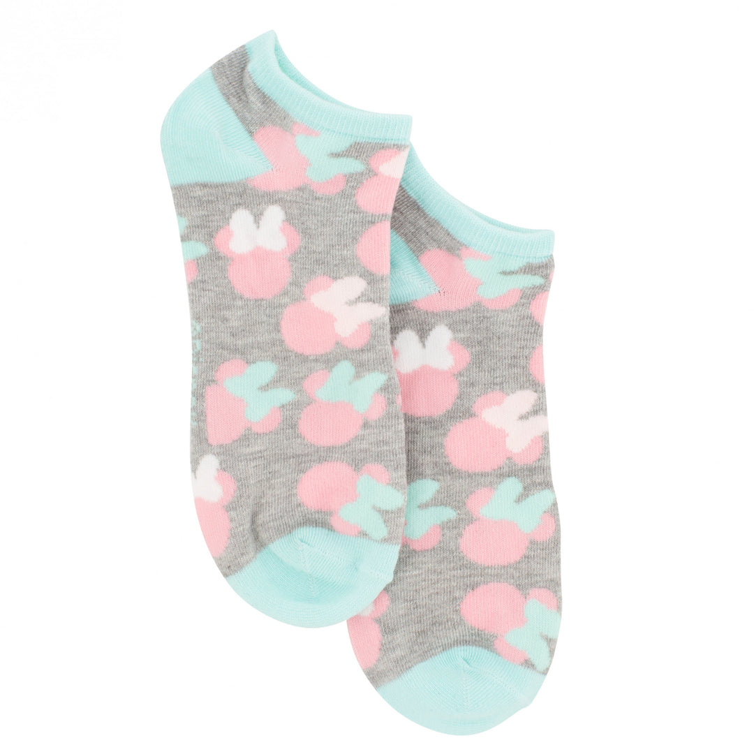 Minnie Mouse Pastel Icons Womens Ankle Socks 6-Pair Pack Image 6